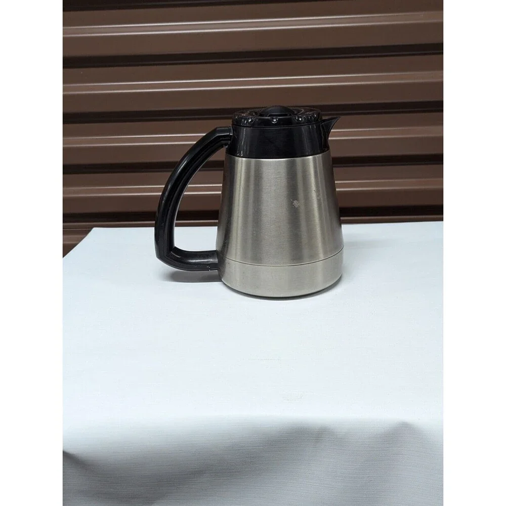 Stainless Steel 1.5L Silver & Black‎ Coffee Carafe Unbranded
